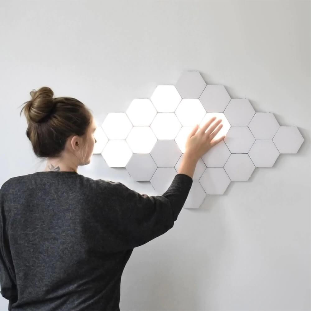 Applique Murale Hexagone - 10 Modules