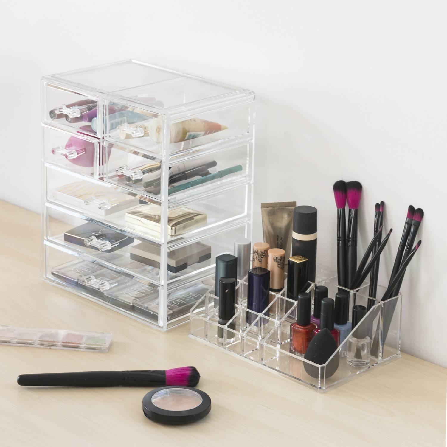 Make-up organizer in acryl