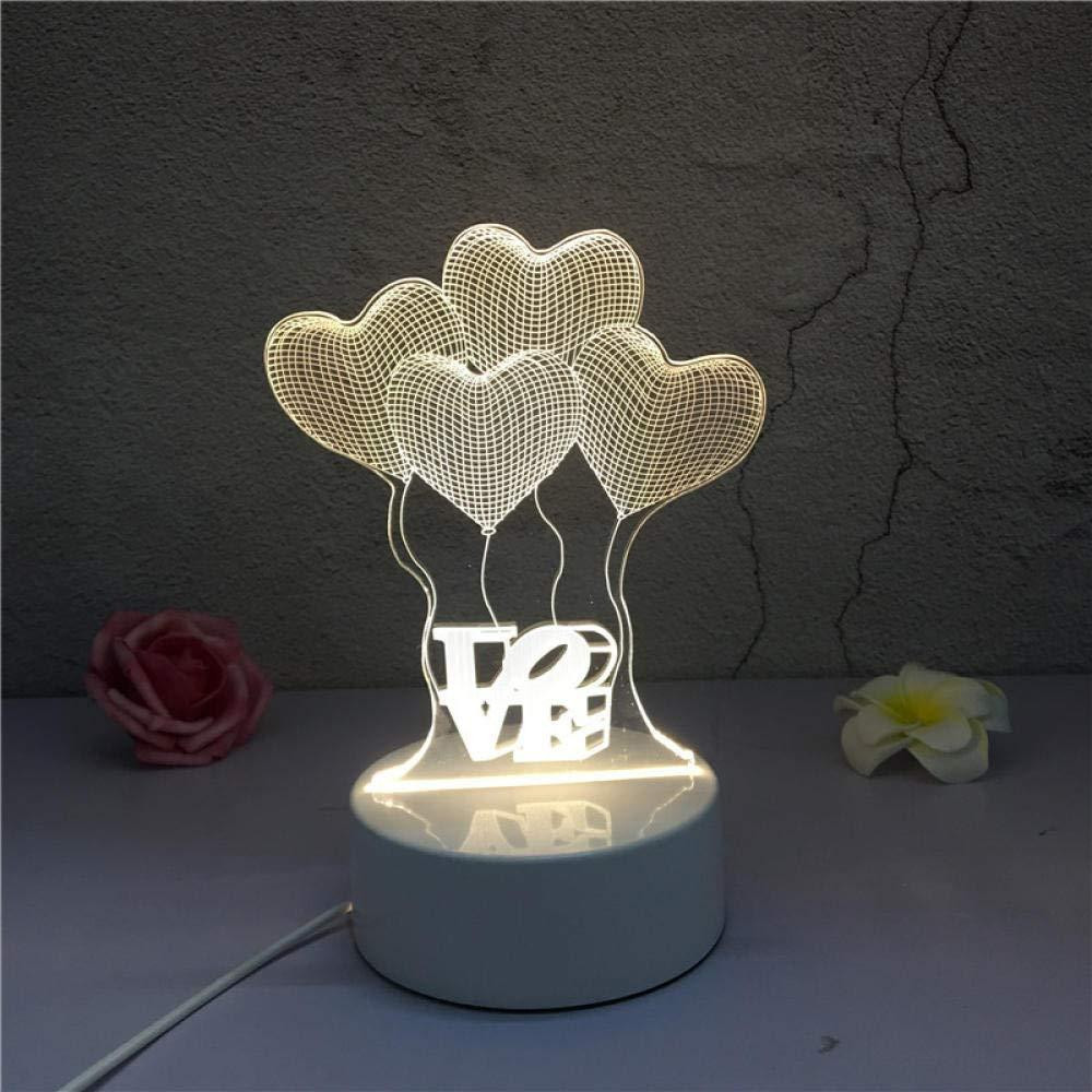 3D LED Lampe - Luftballons