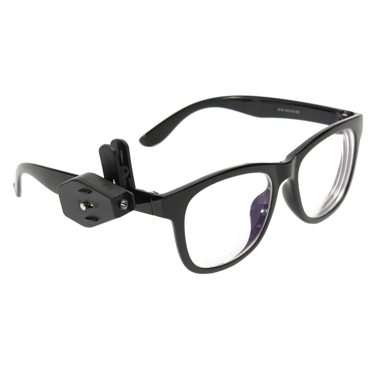 2x clips LED pour lunettes