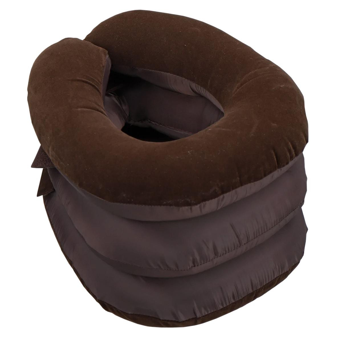 Coussin gonflable pour massage du cou
