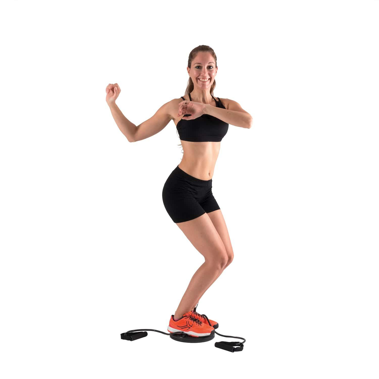 Roterend trainingsplatform - zwart