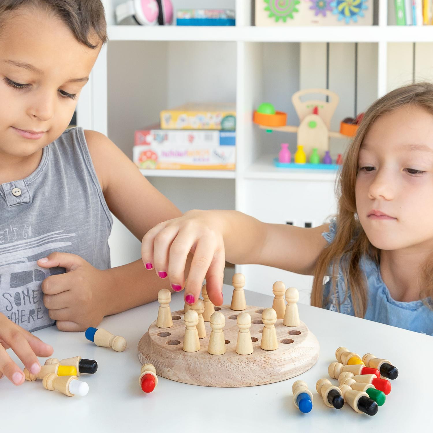Wooden Memory Chess