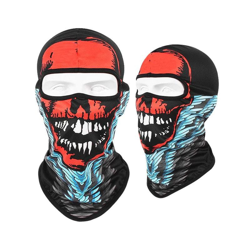 Passamontagna con Teschio Rosso