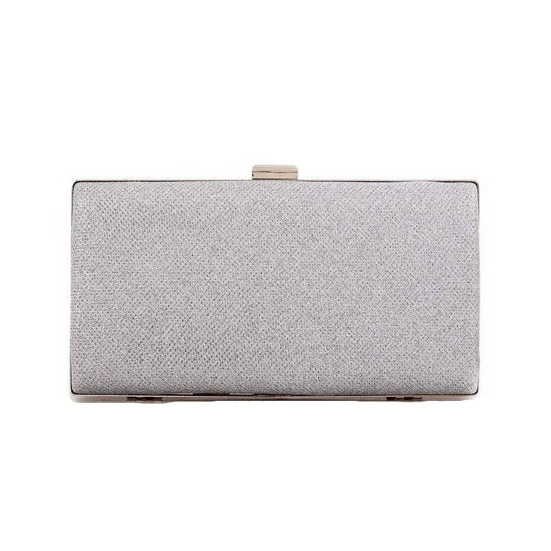 Funkelnde Clutch - Silber