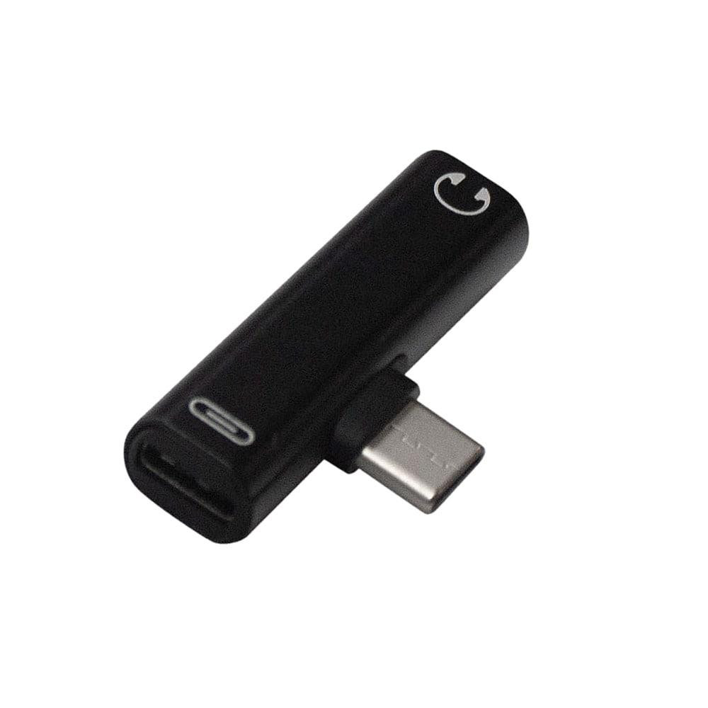 Splitter USB-C con jack da 3,5 mm - nero