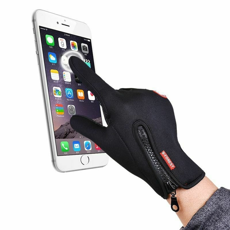 Touch-Handschuhe, schwarz