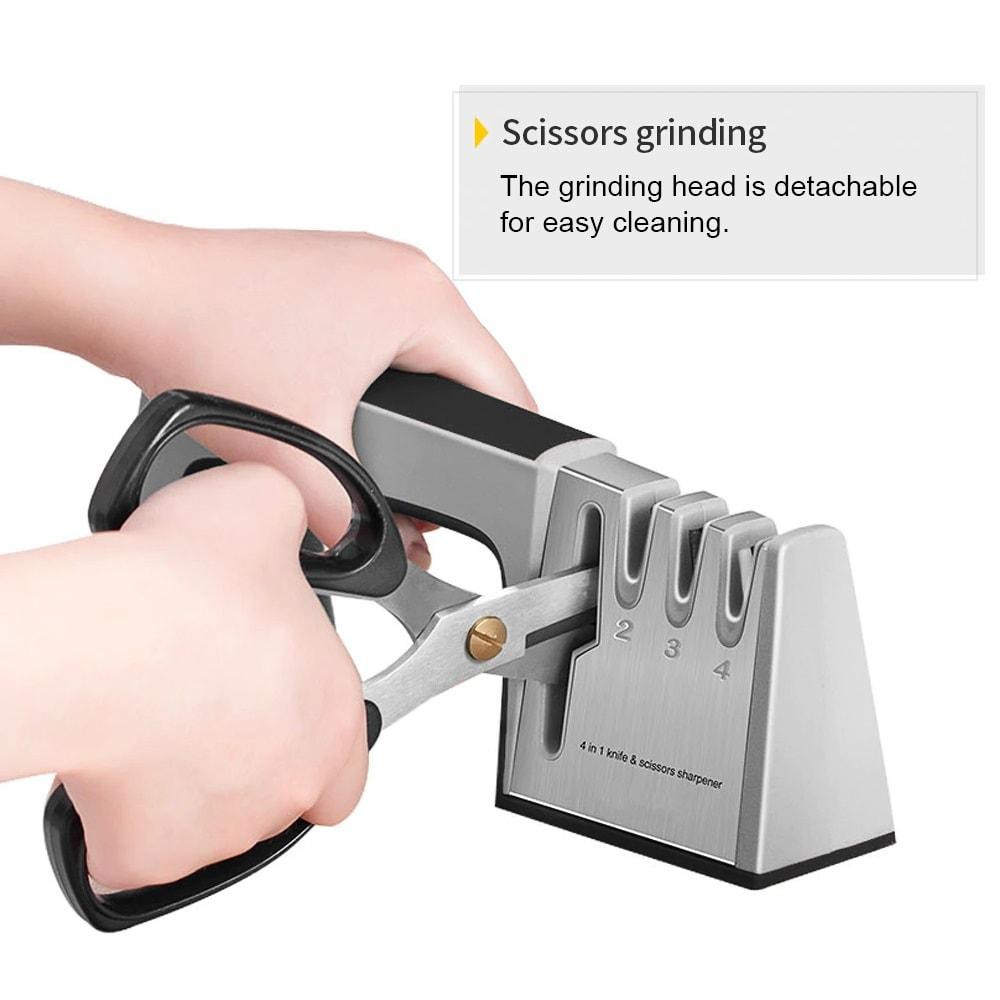 Knife Sharpener for Kitchen Knives and Scissors
