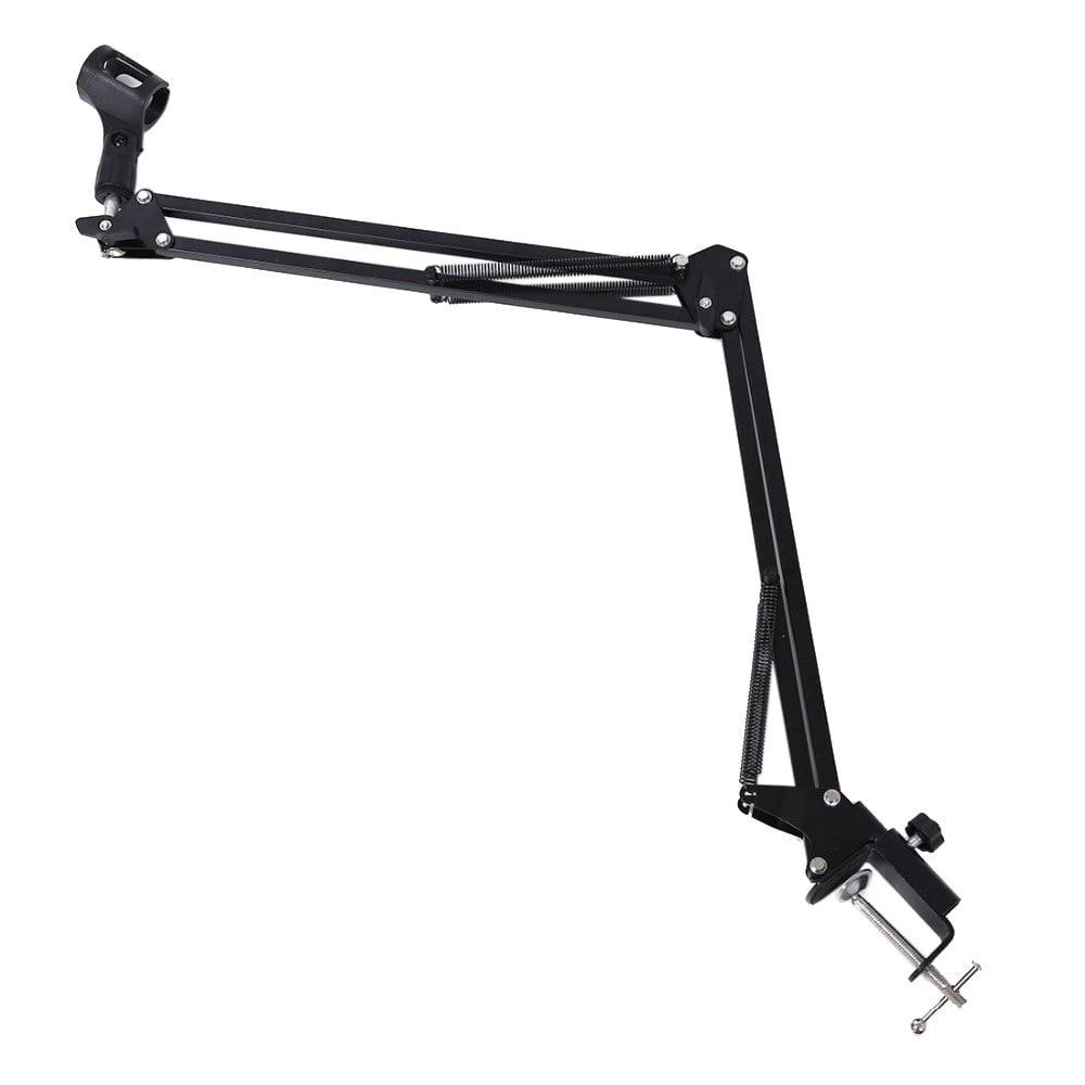 Support de table pour microphone avec bras pivotant