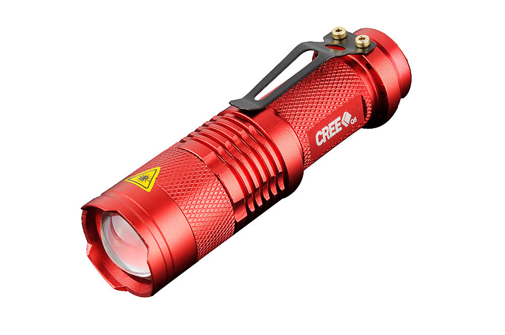 Linterna LED CREE Ultrafire - Roja