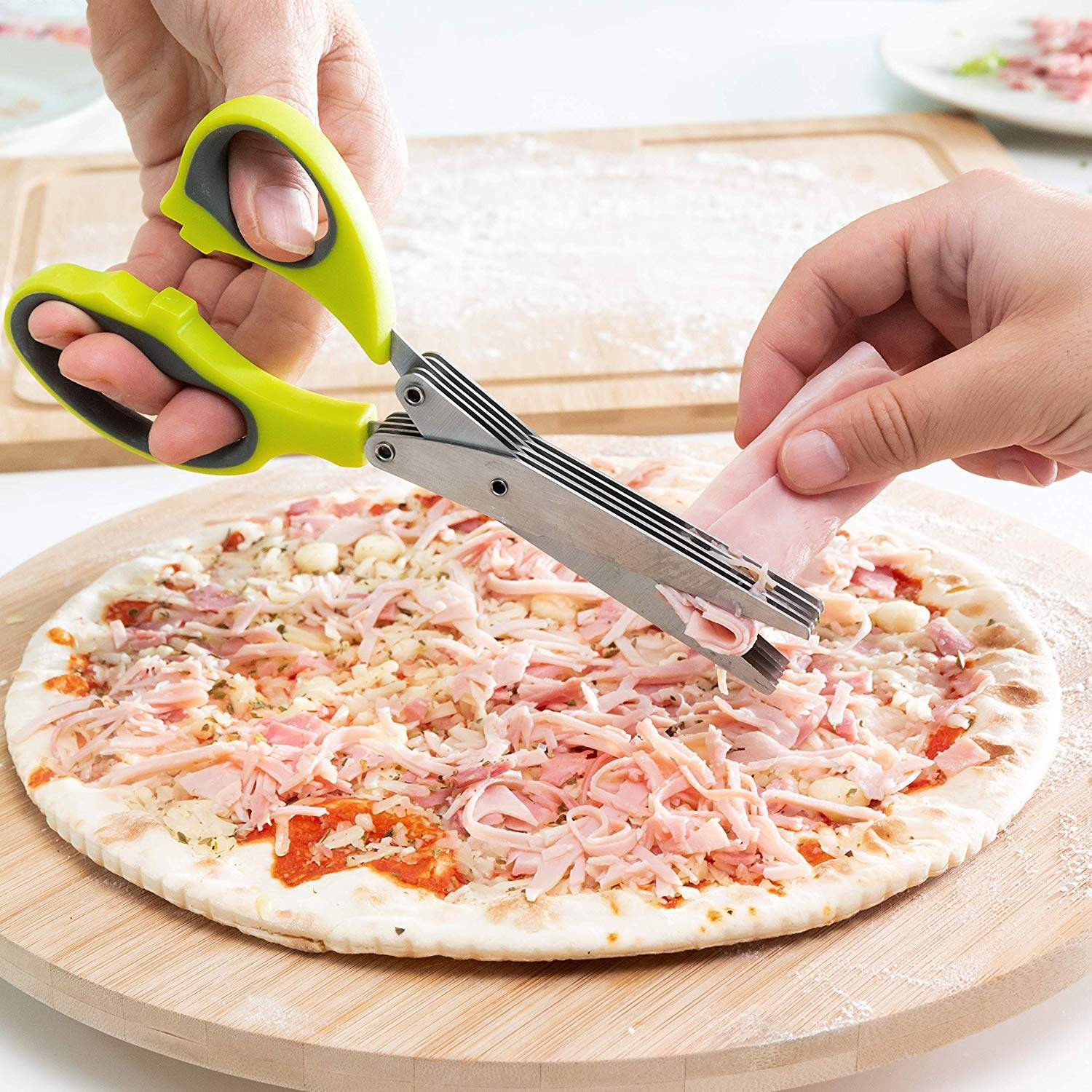 Kräuterschere mit 5 Klingen