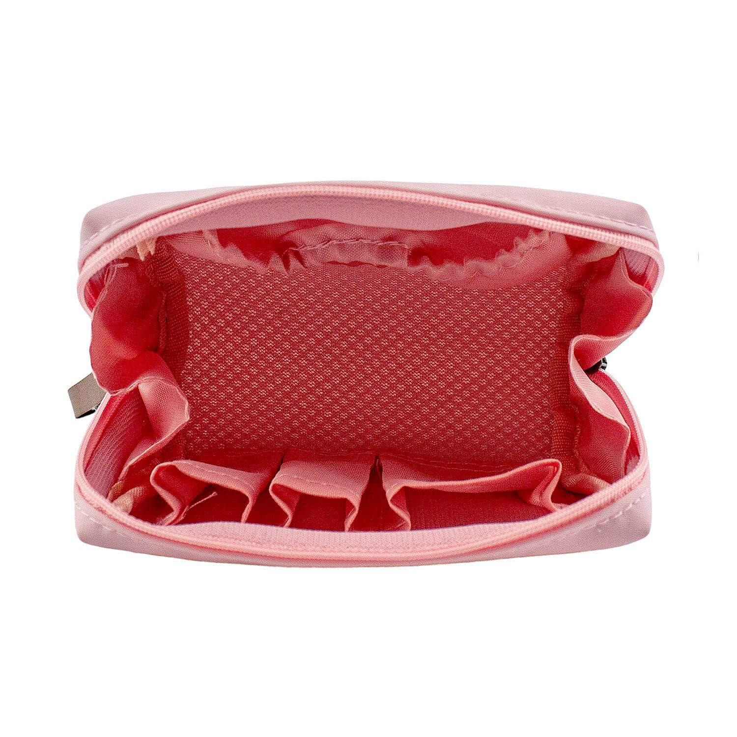 Kompakte Schminktasche, Pink