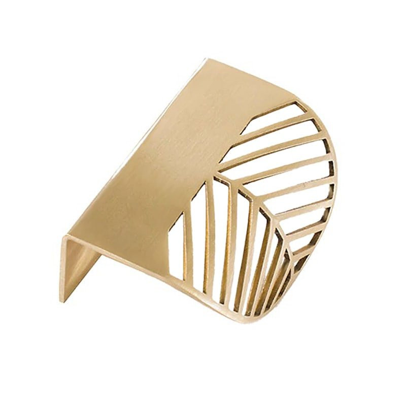 Leaf-Shaped Handle - Gold