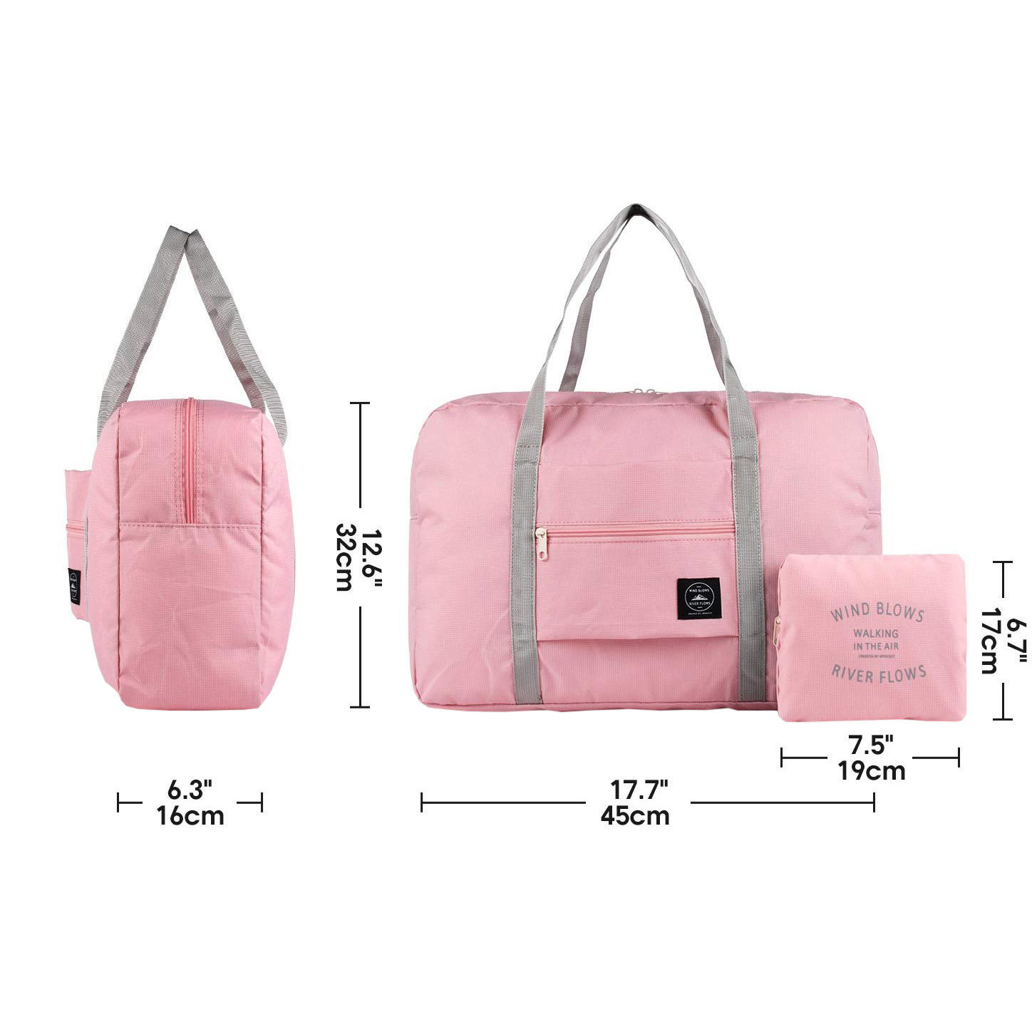 Foldable Bag - Pink