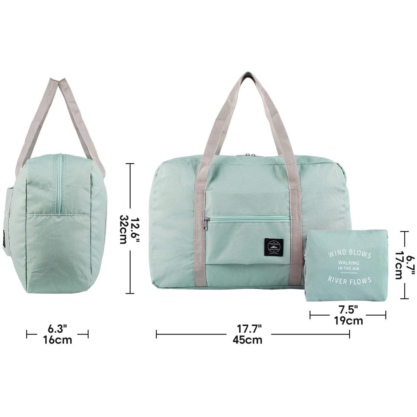 Foldable Bag - Turquoise