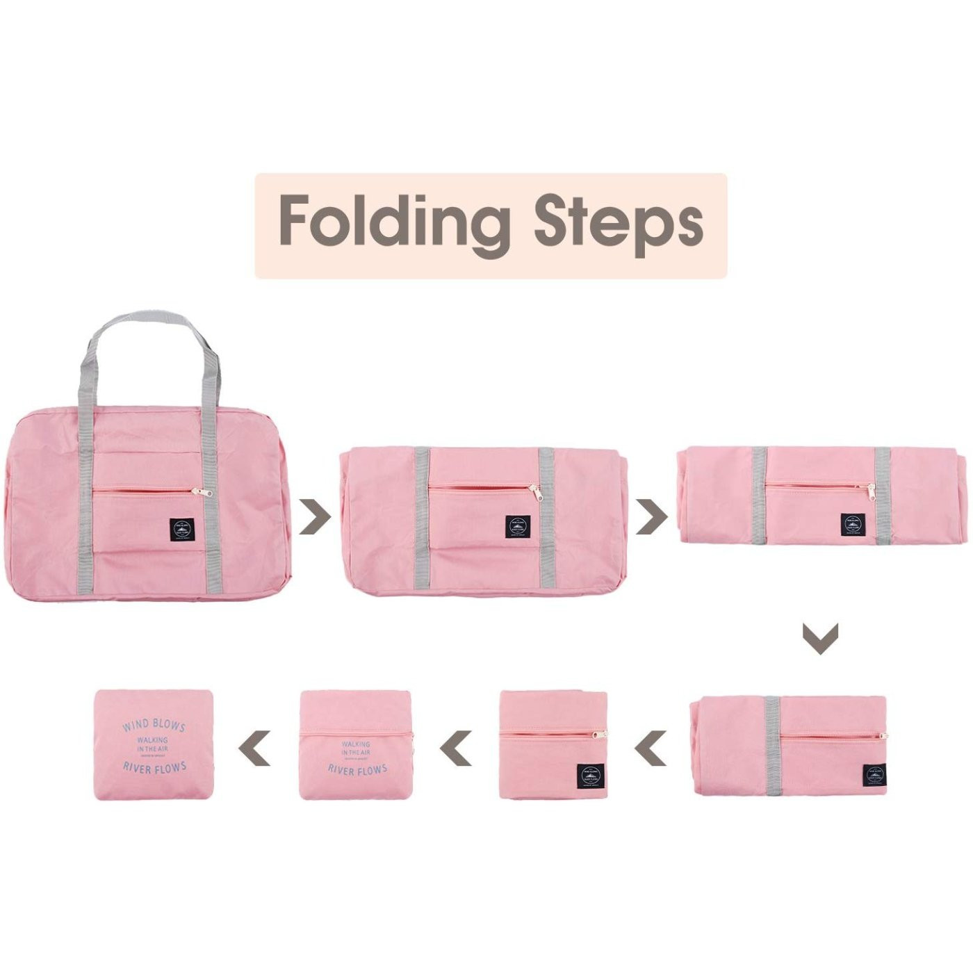 Foldable Bag - Pink