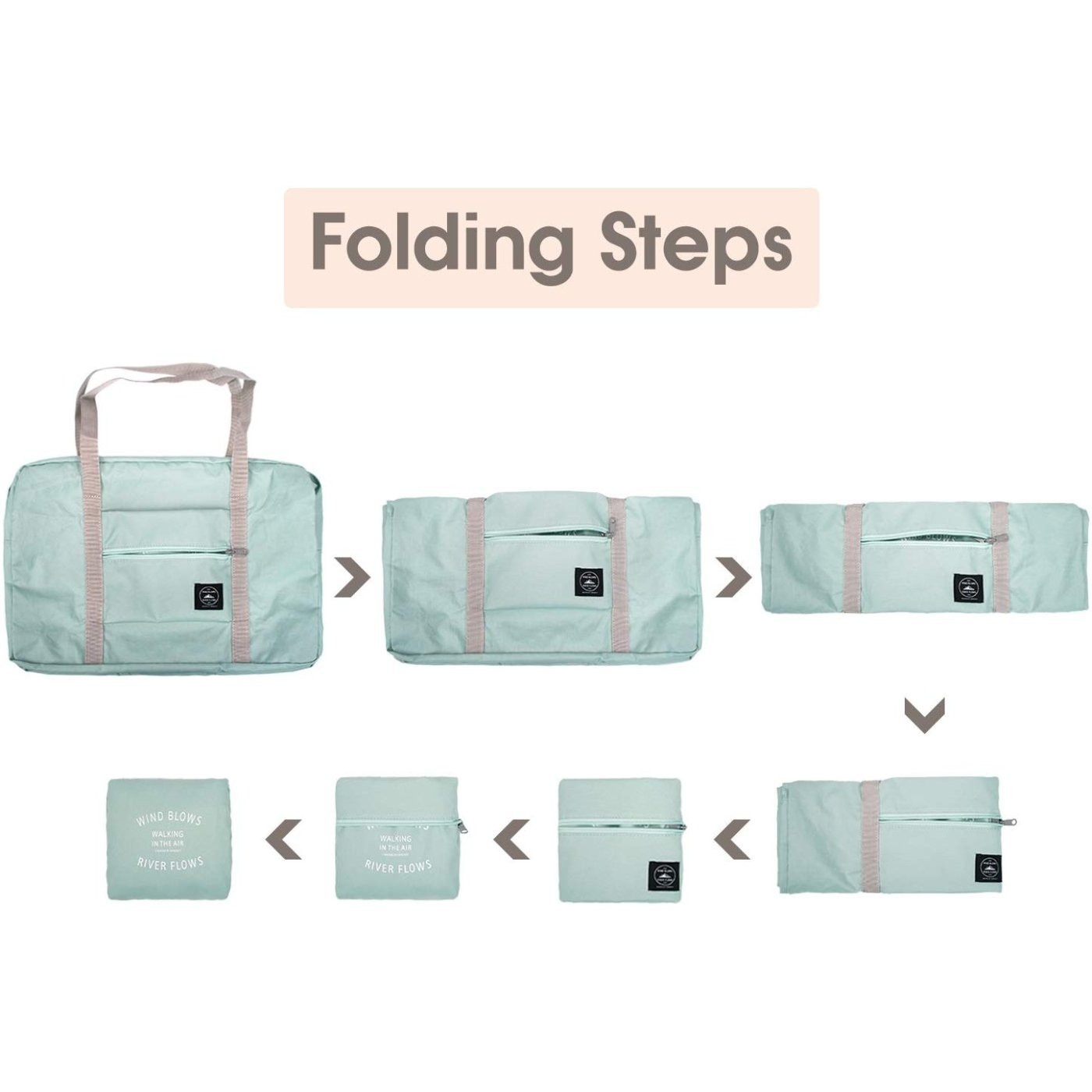Foldable Bag - Turquoise
