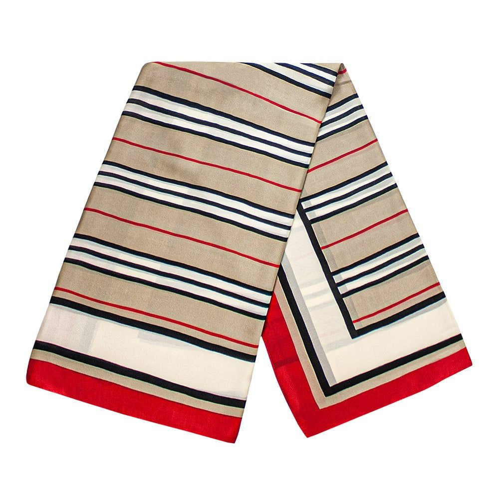 Sciarpa a righe - Rosso, n° 31