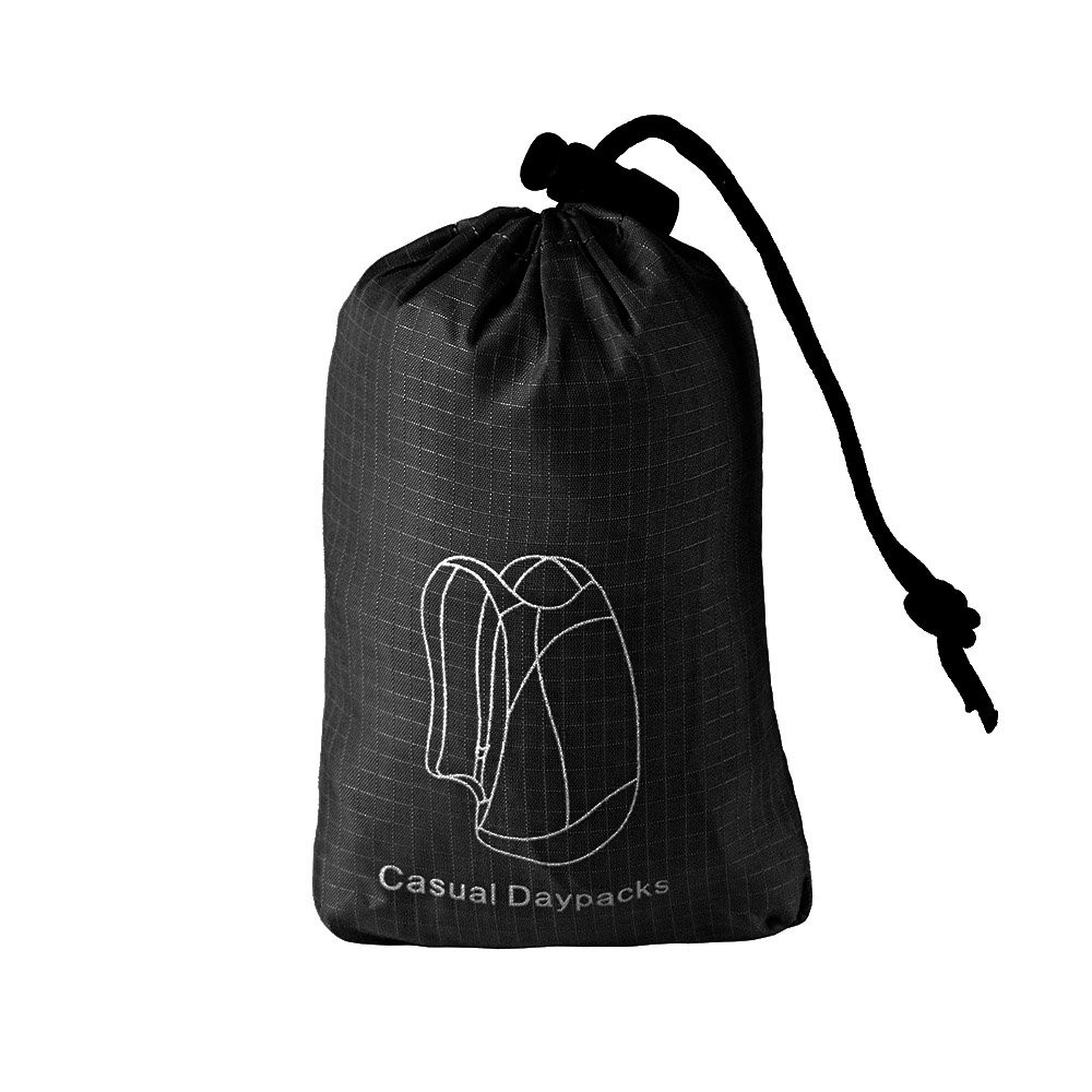 Faltbarer Rucksack - Schwarz