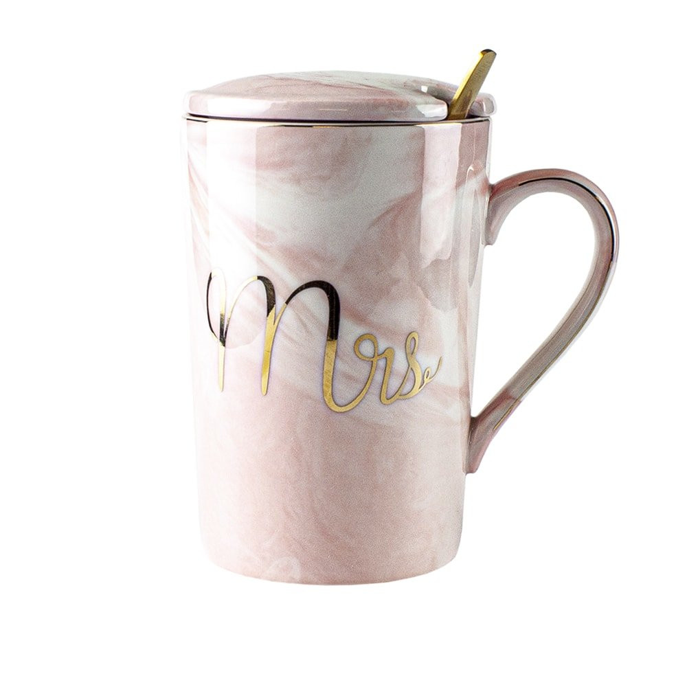 Tazza con coperchio e cucchiaio - Sig