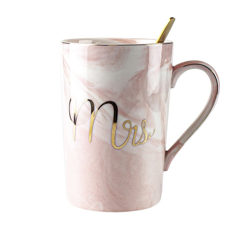 Caneca com tampa e colher - Sra.