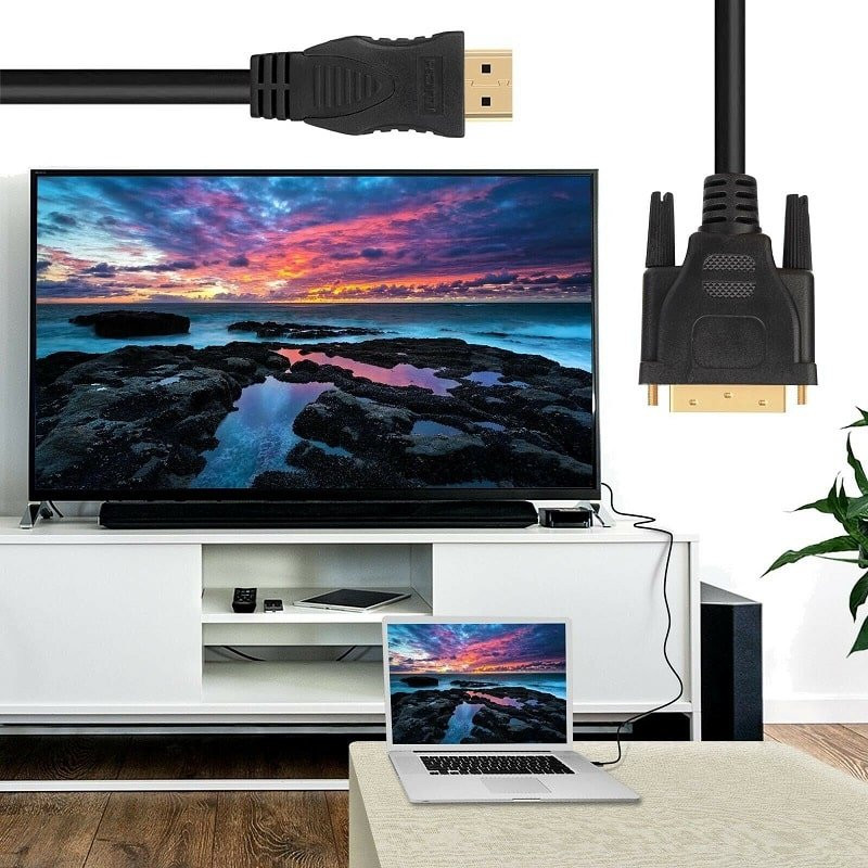 HDMI to DVI adapter cable