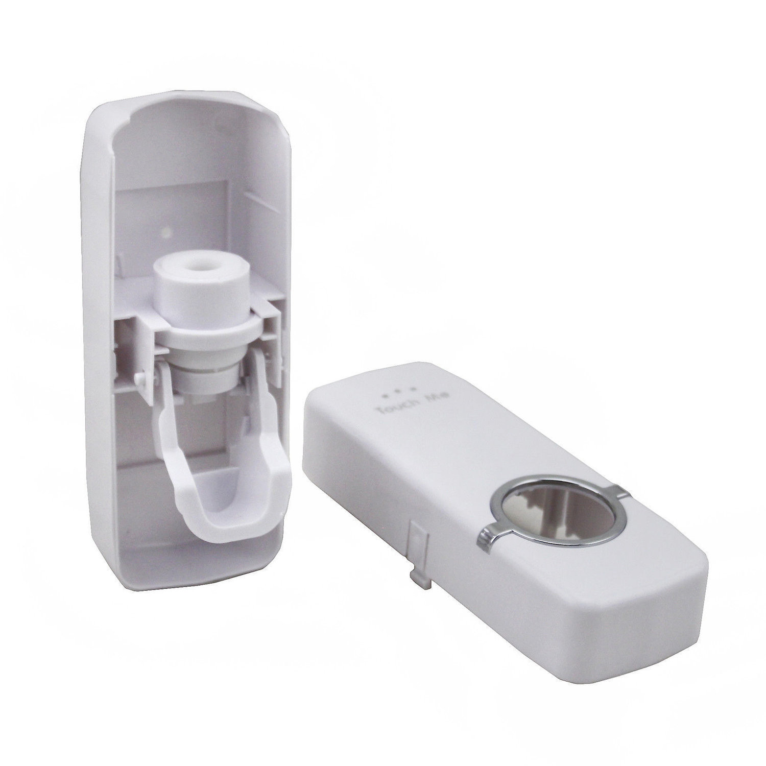 Toothpaste dispenser with toothbrush holder