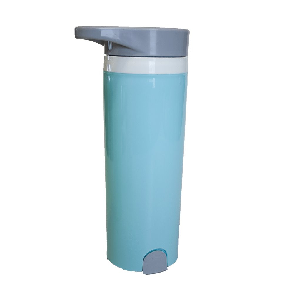 Fles met zuigplug - Blauw