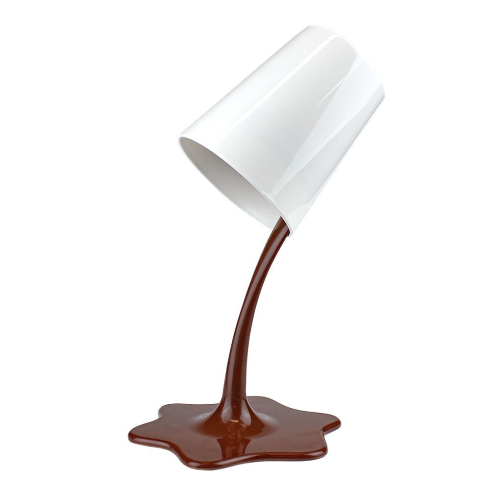 Toothbrush holder, Spilling mug - White