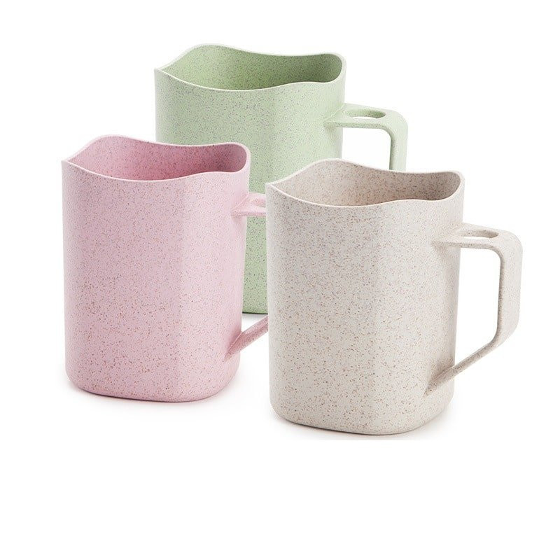 Mug with Toothbrush Holder, White