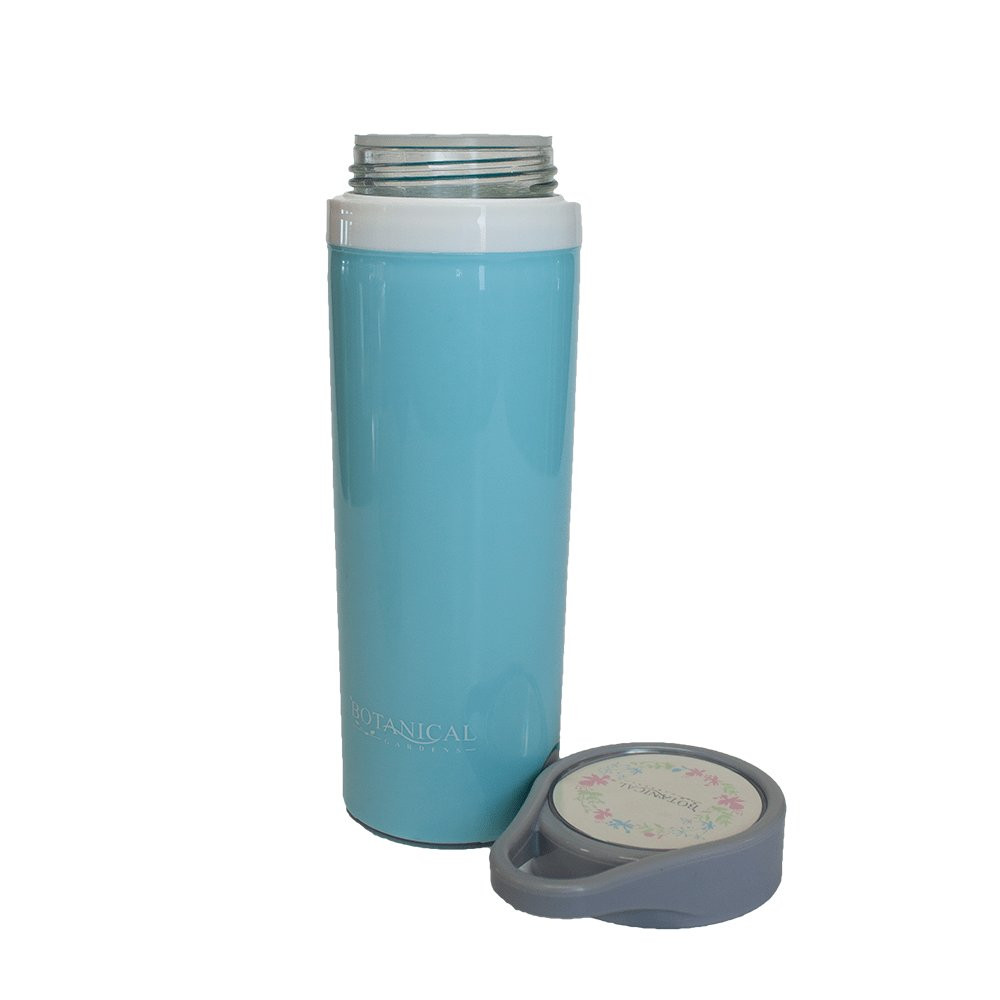 Bottle with suction plug - Blue
