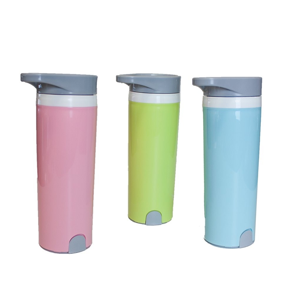Fles met zuigplug - Blauw