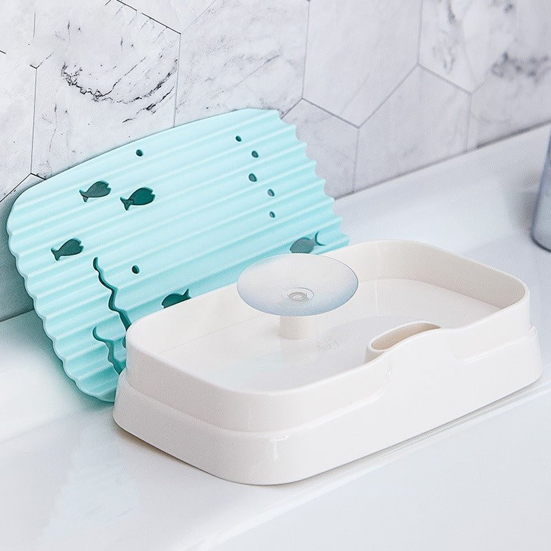 Porte-savon drainant