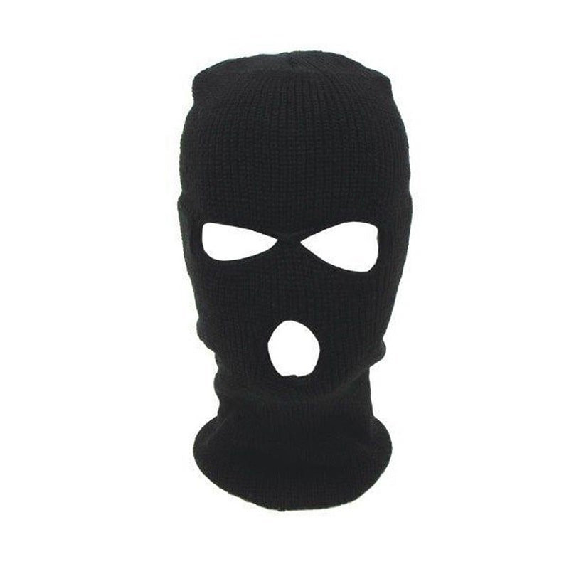Balaclava, preto