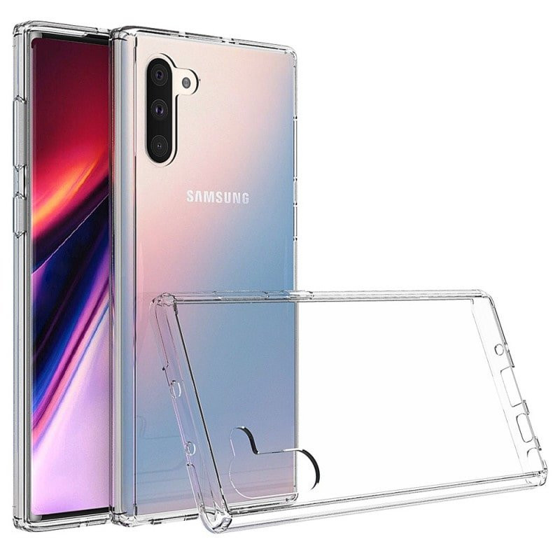 Samsung Note 10 cubierta transparente