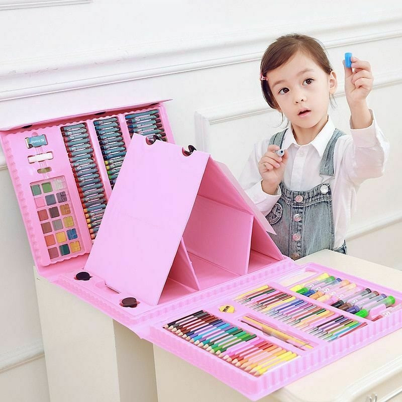 Art Box per bambini, 176 pezzi - Rosa