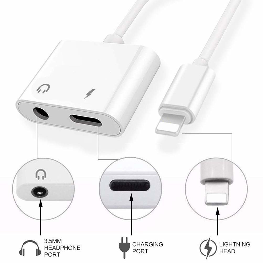 Splitter - 1x Lightning e 1x Aux da 3,5 mm