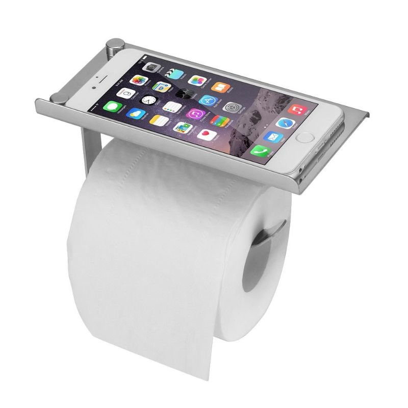 Toilettenpapierhalter mit mobiler Ablage
