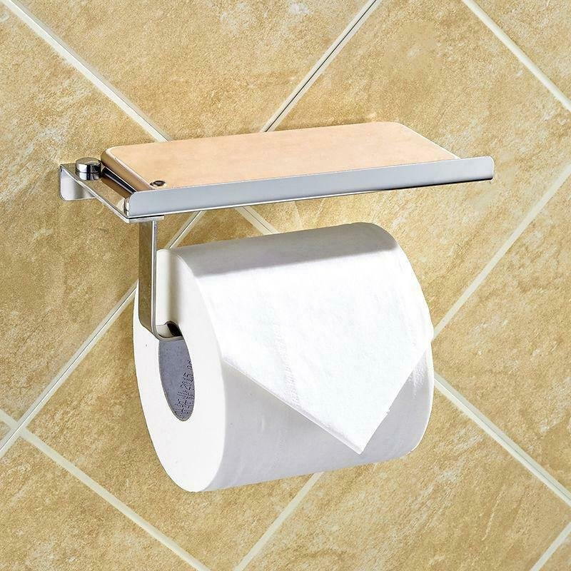 Toilettenpapierhalter mit mobiler Ablage