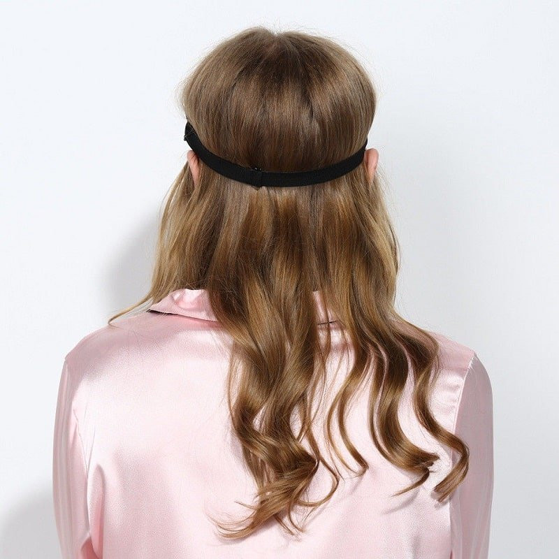 Sleeping mask in silk - Black