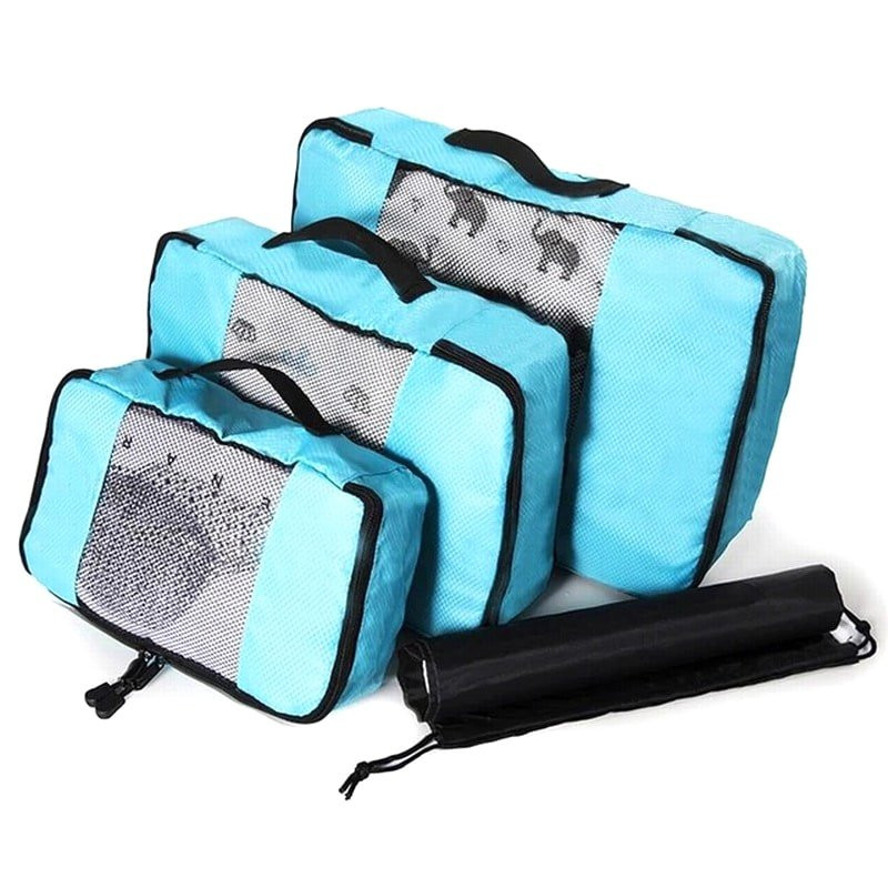 Set organizer in Mesh, 3 pezzi - Turchese