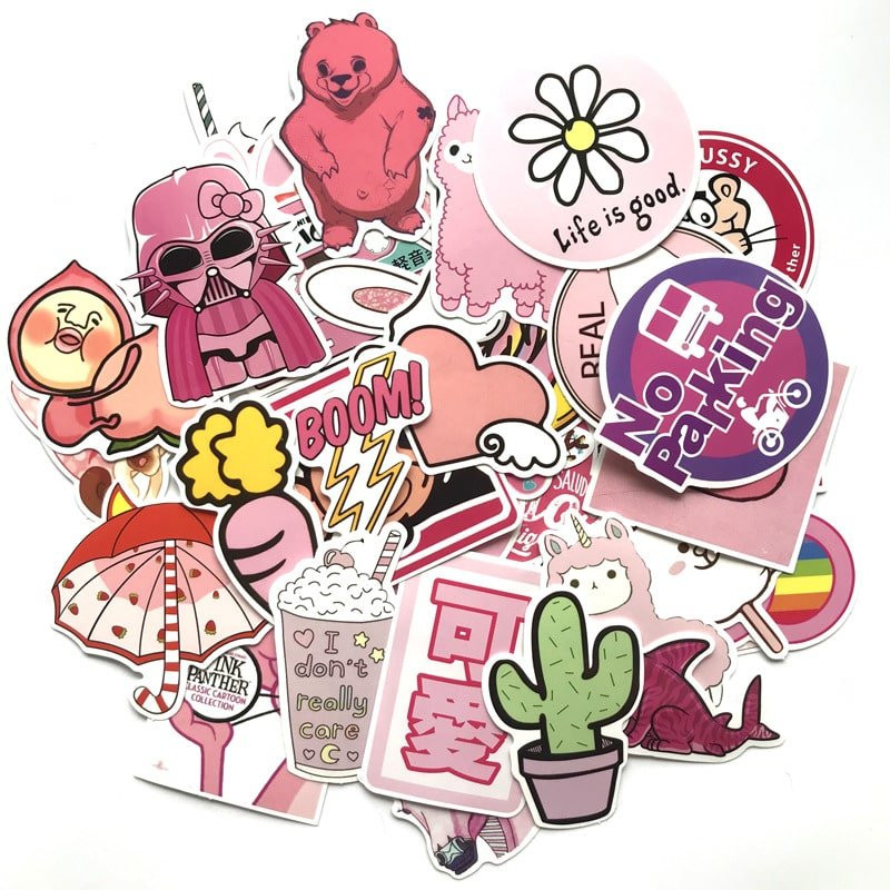 Stickers, 50 pack - Cute