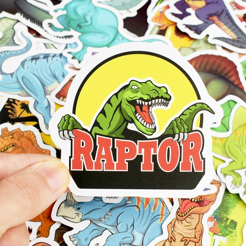 Stickers, 50 pack - Dinosaurs