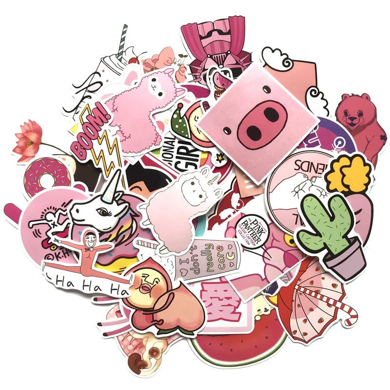 Stickers, 50 pack - Cute
