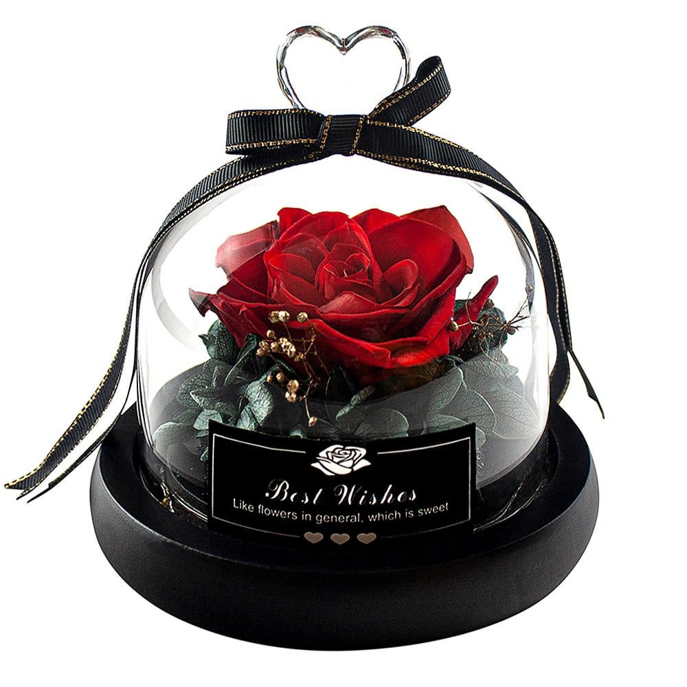 Small Infinity Rose - Red
