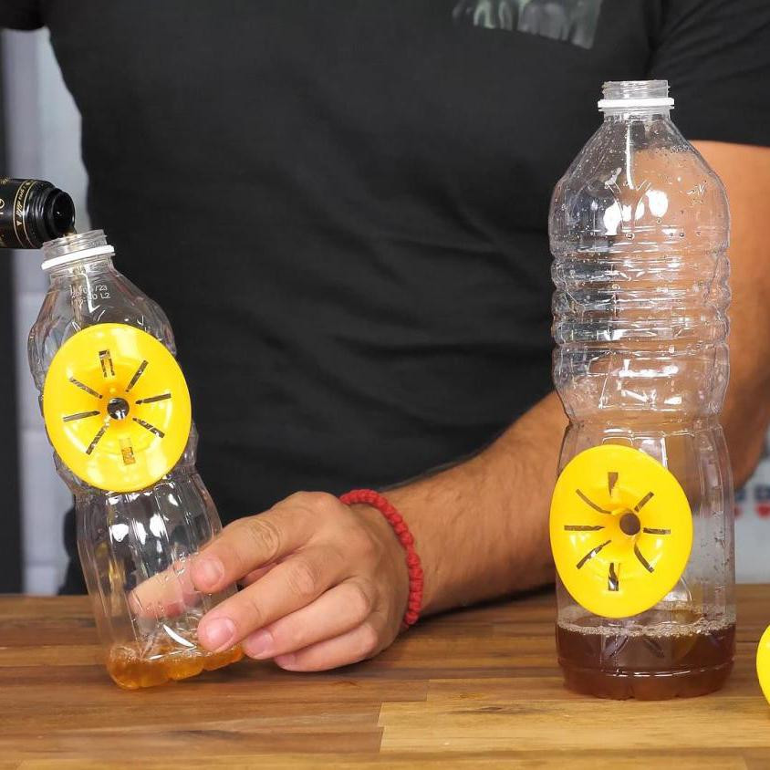 6x Wasp traps for Plastic bottles