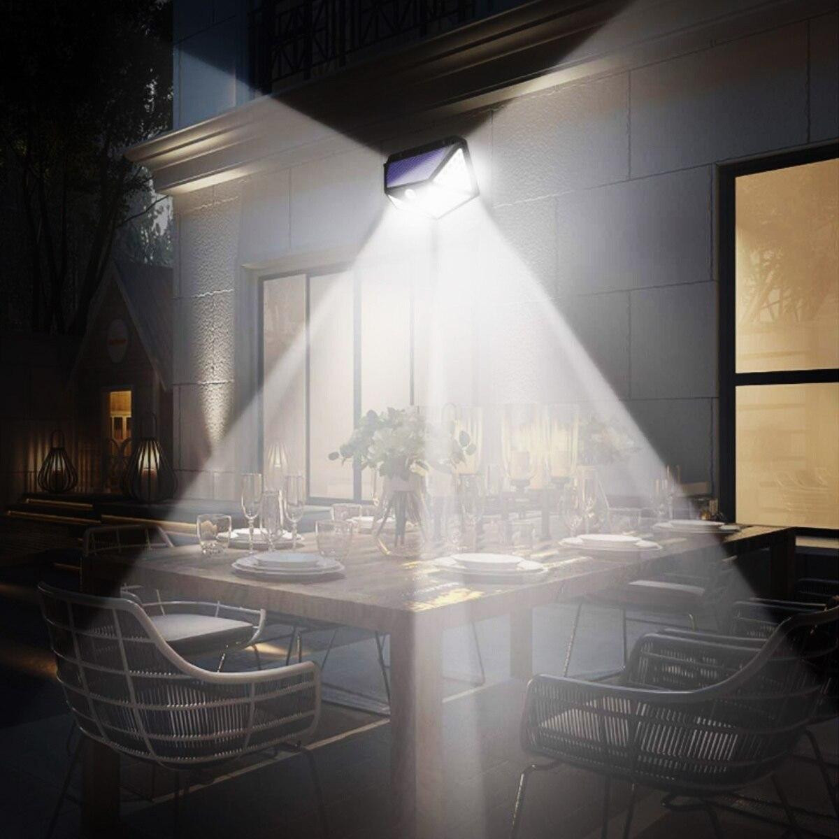 Solar Powered Wall Lamp with Motion Sensor