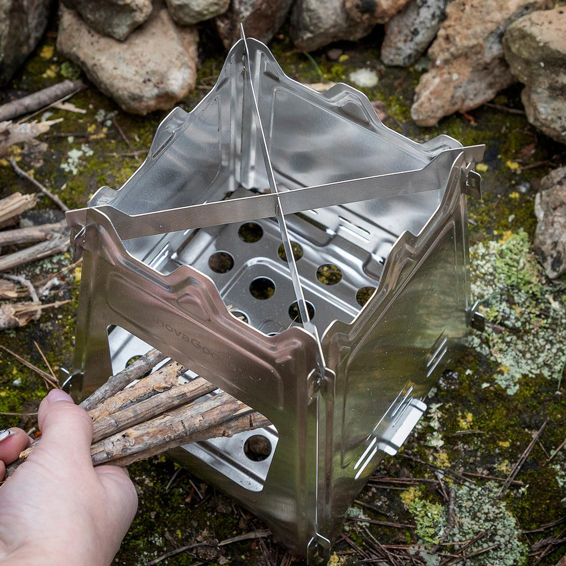 Réchaud de camping pliable