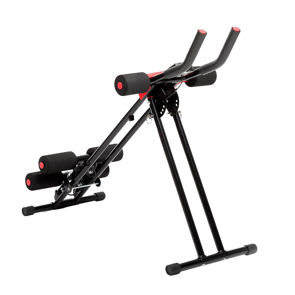 Machine à ventre pliante avec guide d'exercices