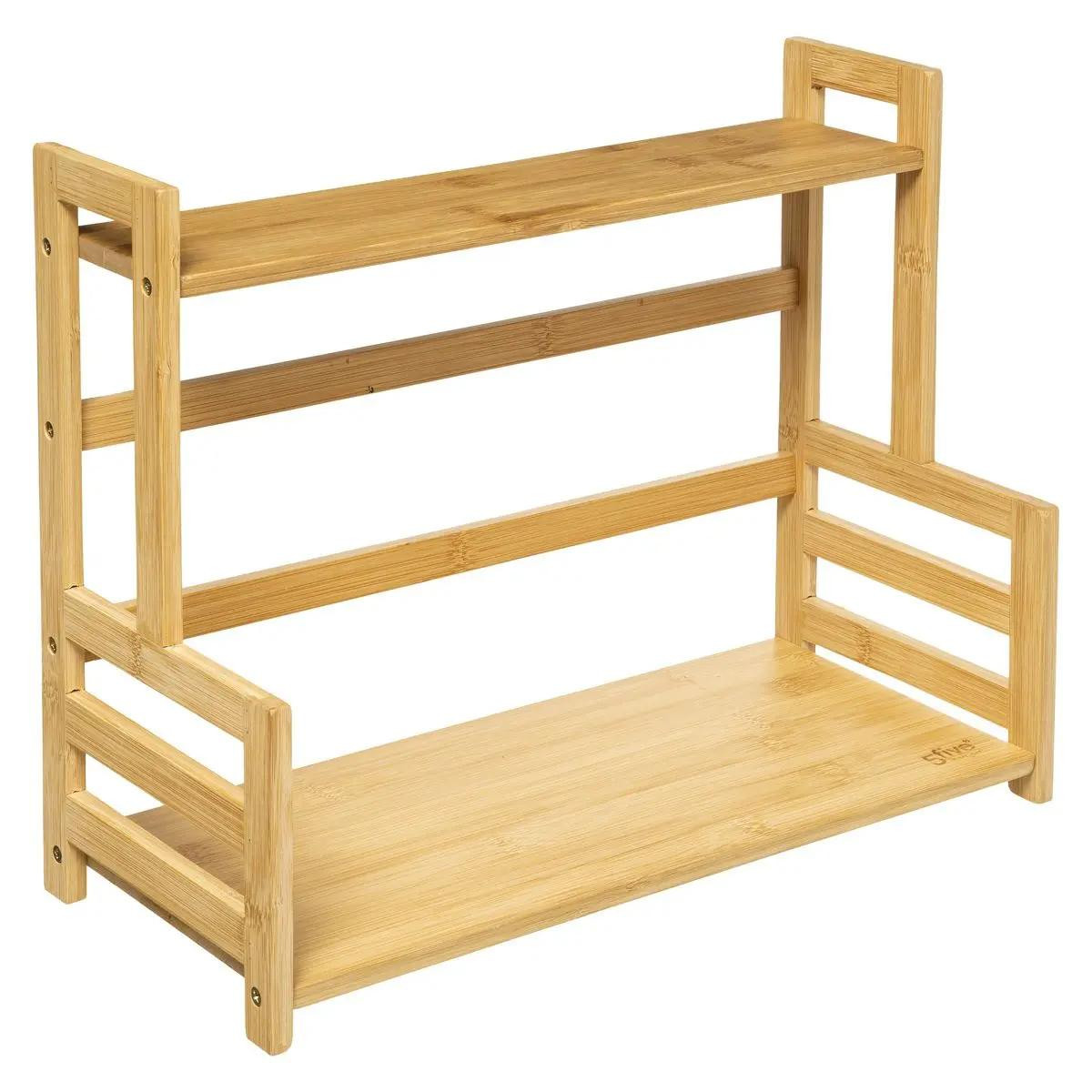 Kitchen shelf - spice shelf - bamboo